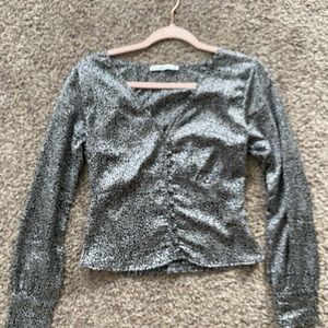 Silky long sleeve Abercrombie top